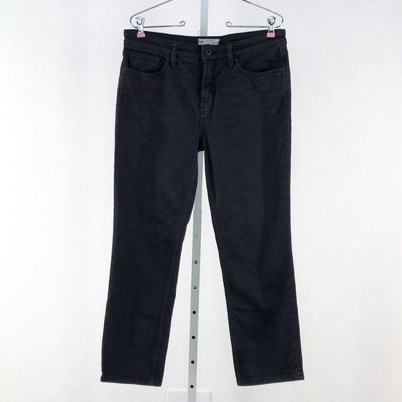Free People Denim - Free People Black Cropped Ankle Jeans, Size 29